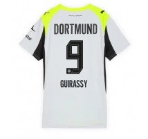 Borussia Dortmund Serhou Guirassy #9 Koszulka Wyjazdowa damskie 2025-26 Krótki Rękaw